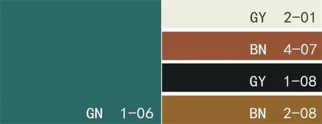 色卡：古典绿+棉花糖色+皮革棕+纯黑色+金棕色