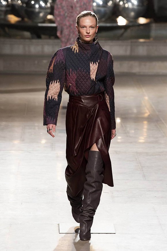 Isabel Marant 2019秋冬系列 图片来源: KRISTY SPARROW